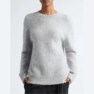Vince Alpaca-Blend Crewneck Sweater in Grey Size XL NWOT